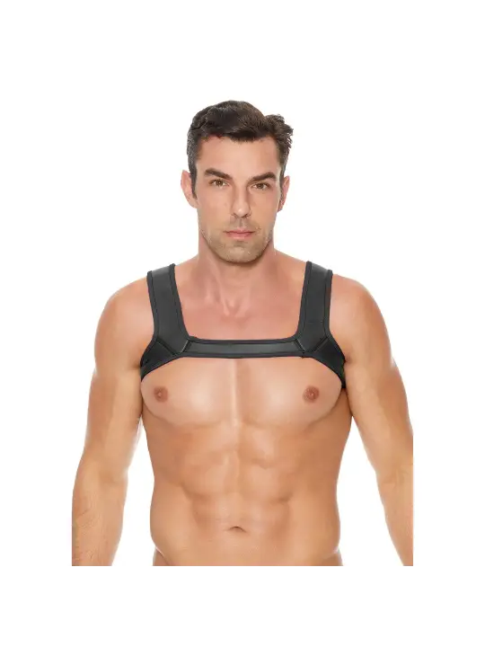 ARNÊS EM NEOPRENE S/M PRETO OUCH!