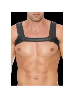 ARNÊS EM NEOPRENE S/M PRETO OUCH!