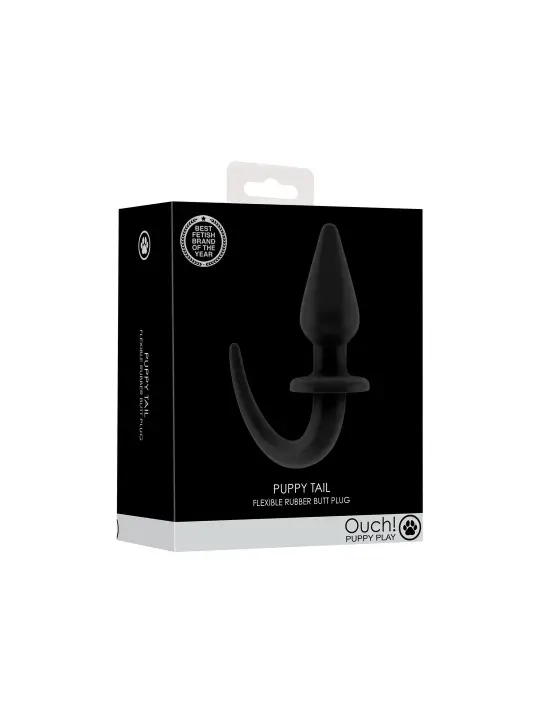 PLUG ANAL COM CAUDA PUPPY TAIL OUCH!