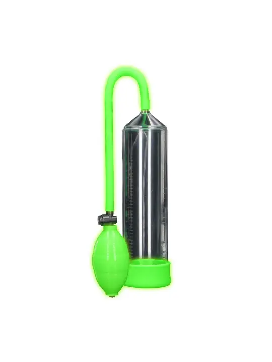 BOMBA PARA O PÉNIS FLUORESCENTE CLASSIC PUMP GLOW IN THE DARK OUCH!