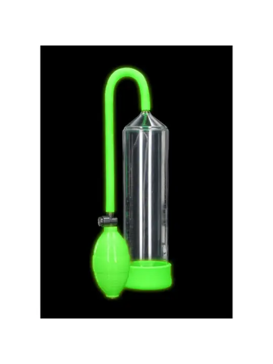 BOMBA PARA O PÉNIS FLUORESCENTE CLASSIC PUMP GLOW IN THE DARK OUCH!