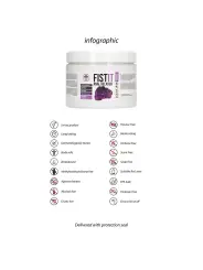 LUBRIFICANTE ANAL RELAXANTE 17 FL OZ 500 ML FIST IT