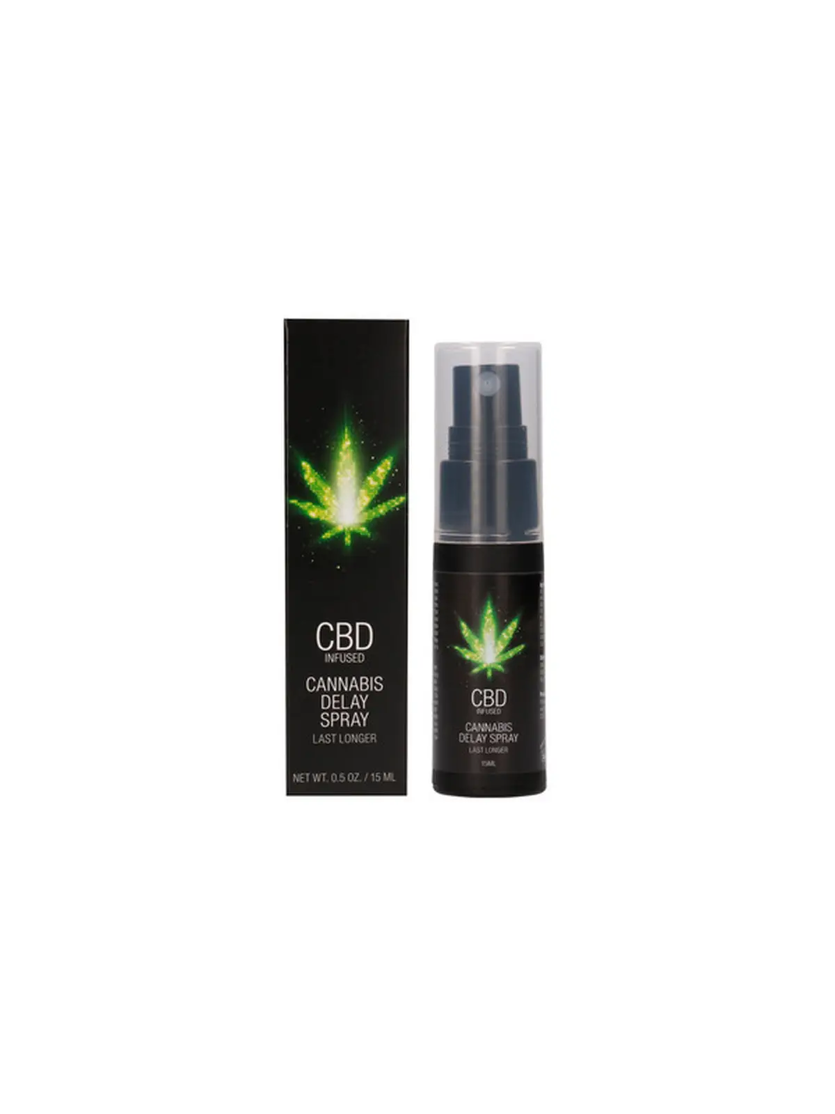 SPRAY RETARDANTE COM CBD CANNABIS DELAY 0.5 FL OZ 15 ML PHARMQUESTS