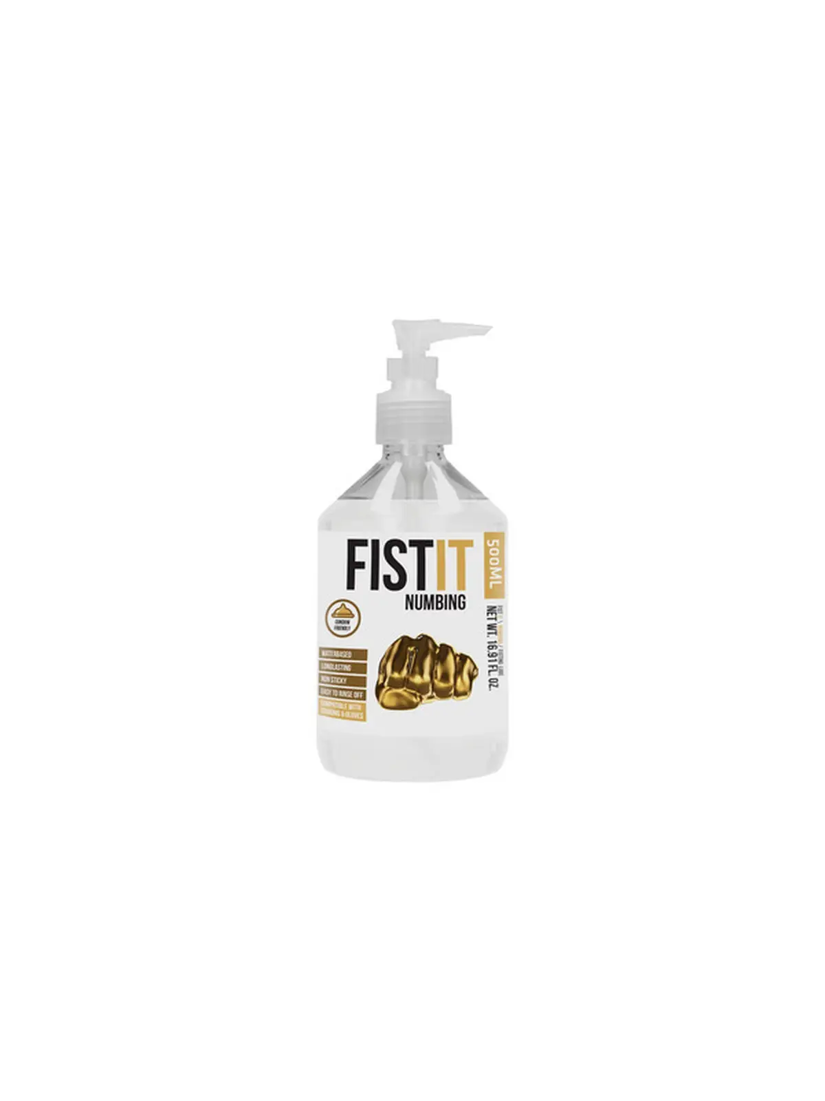 LUBRIFICANTE PARA FISTING NUMBING 17 FL OZ 500 ML FIST IT