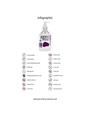 LUBRIFICANTE ANAL RELAXANTE 17 FL OZ 500 ML FIST IT