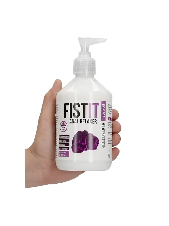 LUBRIFICANTE ANAL RELAXANTE 17 FL OZ 500 ML FIST IT