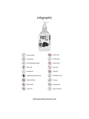 LUBRIFICANTE À BASE DE ÁGUA COM ASPECTO DE ESPERMA 17 FL OZ 500 ML FIST IT