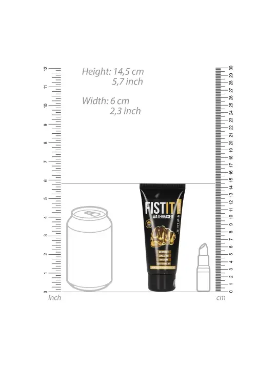 LUBRIFICANTE À BASE DE ÁGUA 3.4 FL OZ 100 ML FIST IT 