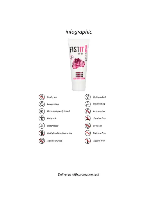 MANTEIGA DESLIZANTE À BASE DE ÁGUA SLIDING BUTTER 3.4 FL OZ 100 ML FIST IT