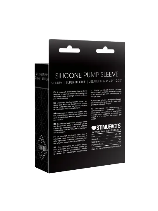 MANGA DE REPOSIÇÃO SILICONE PUMP MEDIUM PUMPED