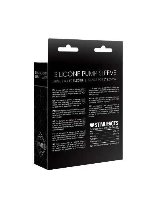 MANGA DE REPOSIÇÃO SILICONE PUMP LARGE PUMPED