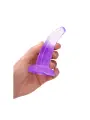 DILDO NON-REALISTIC CRYSTAL CLEAR  5 /11,5 CM ROXO REALROCK