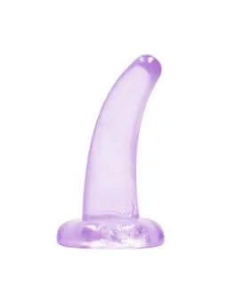 DILDO NON-REALISTIC CRYSTAL CLEAR  5 /11,5 CM ROXO REALROCK