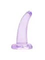 DILDO NON-REALISTIC CRYSTAL CLEAR  5 /11,5 CM ROXO REALROCK