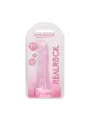 DILDO NON-REALISTIC CRYSTAL CLEAR 7 /17 CM ROSA REALROCK