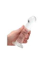 DILDO NON-REALISTIC CRYSTAL CLEAR 7 /17 CM TRANSPARENTE REALROCK
