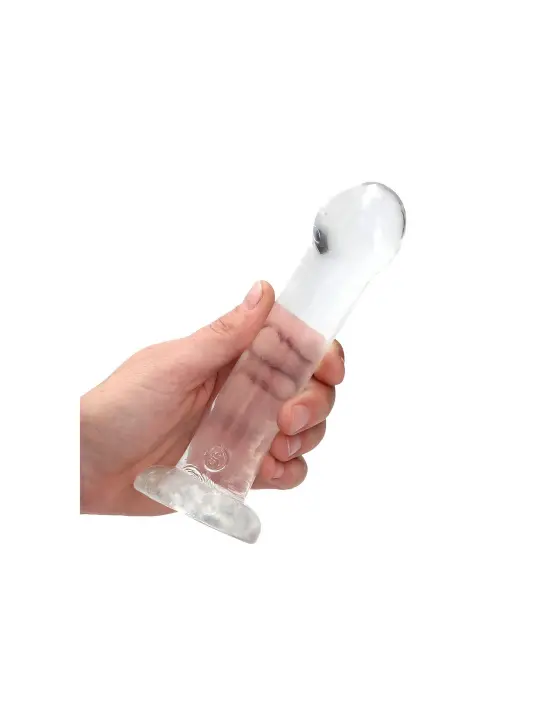 DILDO NON-REALISTIC CRYSTAL CLEAR 7 /17 CM TRANSPARENTE REALROCK