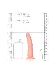 DILDO SLIM REALISTIC 6 /15,5 CM FLESH REALROCK