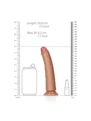 DILDO SLIM REALISTIC 7 /18 CM REALROCK
