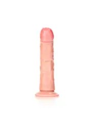 DILDO CURVED REALISTIC 6 /15,5 CM FLESH REALROCK