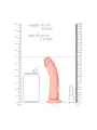 DILDO CURVED REALISTIC 6 /15,5 CM FLESH REALROCK