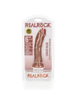 DILDO CURVED REALISTIC 6 /15,5 CM REALROCK