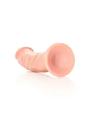 DILDO CURVED REALISTIC 7 /18 CM FLESH REALROCK