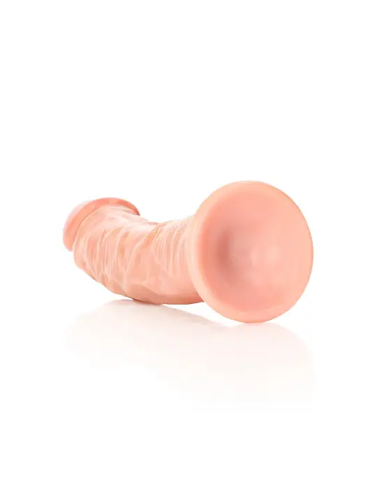 DILDO CURVED REALISTIC 7 /18 CM FLESH REALROCK