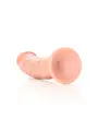 DILDO CURVED REALISTIC 7 /18 CM FLESH REALROCK