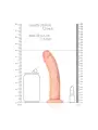 DILDO CURVED REALISTIC 7 /18 CM FLESH REALROCK