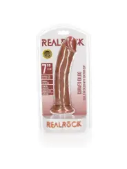 DILDO CURVED REALISTIC 7 /18 CM REALROCK