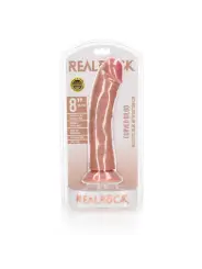 DILDO CURVED REALISTIC 8 /20,5 CM FLESH REALROCK