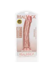 DILDO CURVED REALISTIC 10 /25,5 CM FLESH REALROCK
