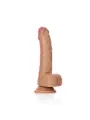 DILDO REALISTA COM TESTÍCULOS CURVED 6 /15,5 CM REALROCK