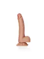 DILDO REALISTA COM TESTÍCULOS CURVED 7 /18CM REALROCK