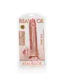 DILDO REALISTA COM TESTÍCULOS STRAIGHT 9 /23 CM FLESH REALROCK