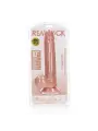 DILDO REALISTA COM TESTÍCULOS STRAIGHT 9 /23 CM REALROCK
