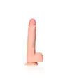 DILDO REALISTA COM TESTÍCULOS STRAIGHT 9 /23 CM REALROCK