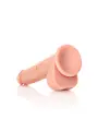 DILDO REALISTA COM TESTÍCULOS STRAIGHT 9 /23 CM REALROCK