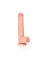 DILDO REALISTA COM TESTÍCULOS STRAIGHT 9 /23 CM REALROCK