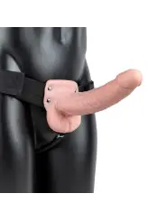 STRAP-ON OCO COM TESTÍCULOS 9 /23 CM FLESH REALROCK