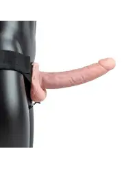 STRAP-ON OCO COM TESTÍCULOS 9 /23 CM FLESH REALROCK