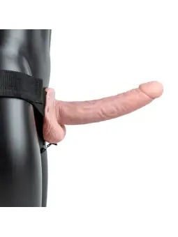 STRAP-ON OCO COM TESTÍCULOS 9 /23 CM FLESH REALROCK