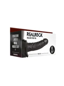 STRAP-ON OCO 6 /15,5 CM PRETO REALROCK