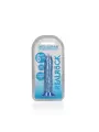 DILDO STRAIGHT REALISTIC CRYSTAL CLEAR 6 /14,5 CM AZUL REALROCK