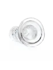 DILDO STRAIGHT REALISTIC CRYSTAL CLEAR 6 /14,5 CM TRANSPARENTE REALROCK