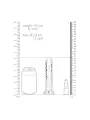DILDO STRAIGHT REALISTIC CRYSTAL CLEAR 6 /14,5 CM TRANSPARENTE REALROCK