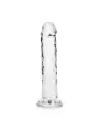DILDO STRAIGHT REALISTIC CRYSTAL CLEAR 6 /14,5 CM TRANSPARENTE REALROCK