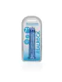 DILDO STRAIGHT REALISTIC CRYSTAL CLEAR 7 /18 CM AZUL REALROCK