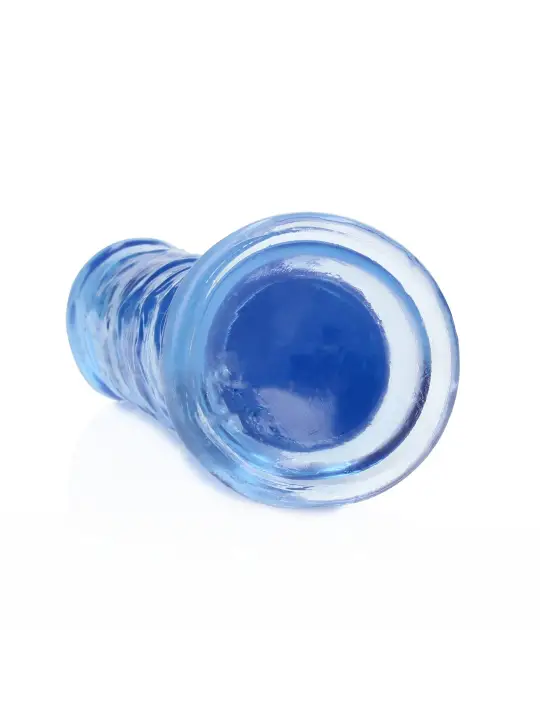 DILDO STRAIGHT REALISTIC CRYSTAL CLEAR 7 /18 CM AZUL REALROCK